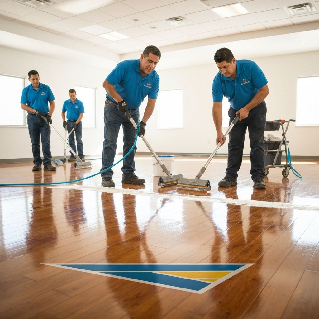 Décapage et cirage du plancher
